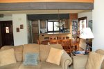 Mammoth Lakes Rental Sunrise 35 - Open Floor Plan Living Room, Dining Room, Kitchen
